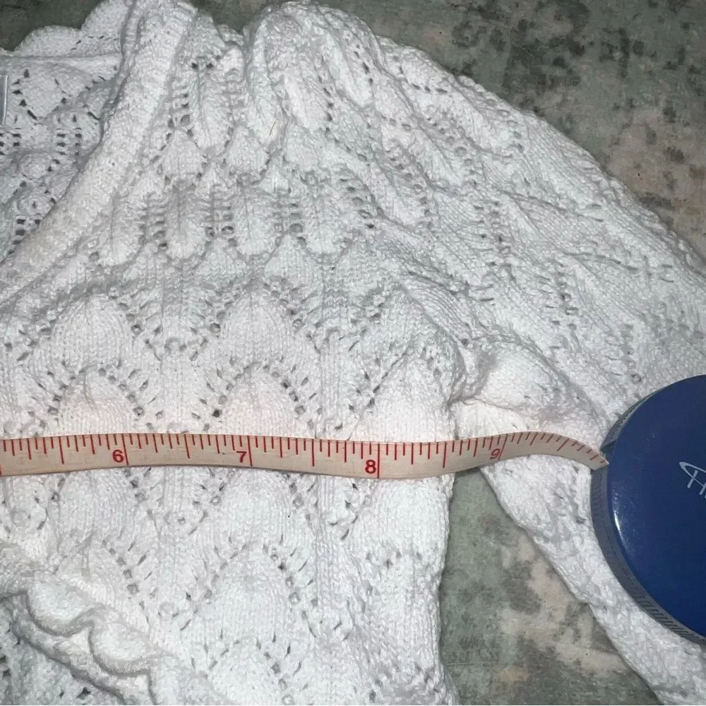 Ralph Lauren baby cardigan white size 6 month